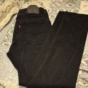 Levi's 510 Men's Jet Black Jeans ,sz.30"x32"×10"rise.(#1663)